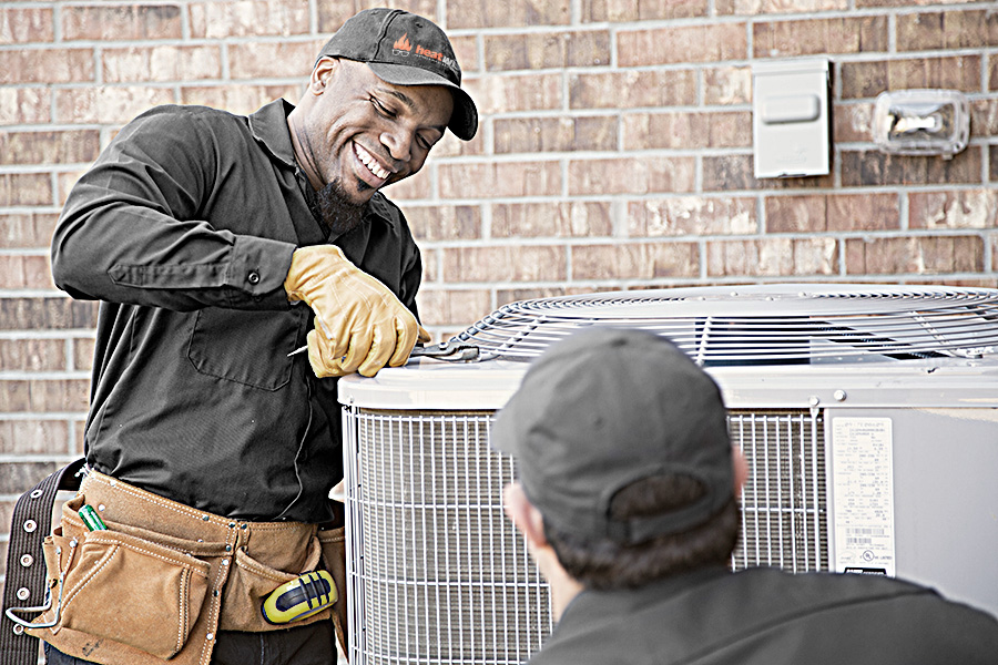 Air conditioning repairman