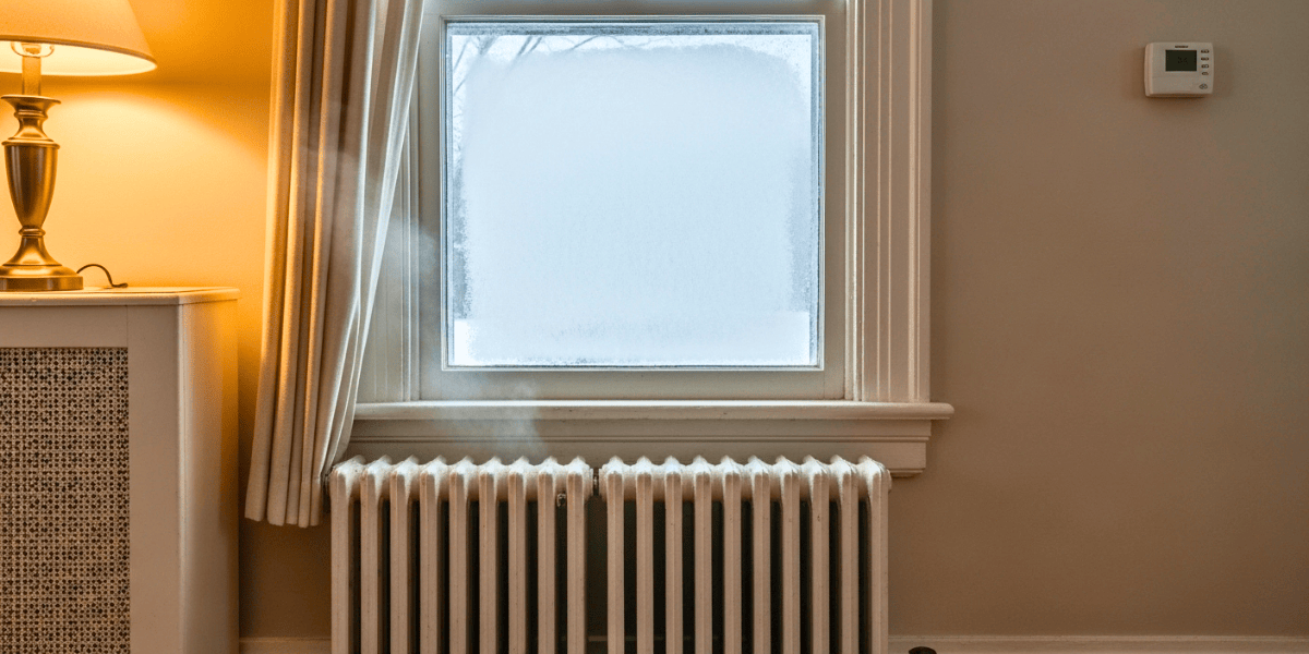 Cold winter home
