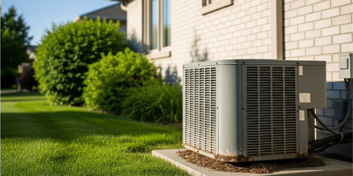 Outdoor AC unit struggling during first hot days